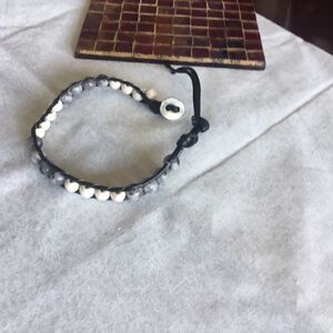 $5 ea or 3/$15. Woven Button Bracelet
